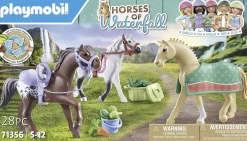 PLAYMOBIL USA INC Playmobil® Three Horses Set with Accessories-Kids Gifts|Home Décor