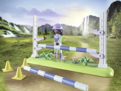 PLAYMOBIL USA INC Playmobil® Zoe & Blaze with Jump Set-Kids Gifts|Home Décor