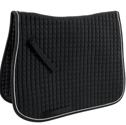 RR GLOBE Rider’s International™ Quilted Dressage Square with Piping- Dressage Pads|Close Contact Saddle Pads