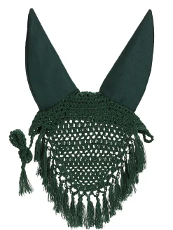 INTEX EQUESTRIAN Rider's International™ Crochet Bonnet with Tassels- Ear Bonnets|Ear Bonnets