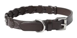 PUSHKAR INTL Rider’s International™ Laced Rein Dog Collar- Collars & Leashes