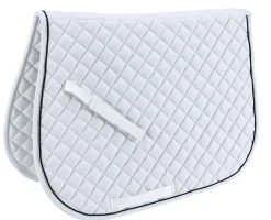 RR GLOBE Rider’s International™ Quilted All-Purpose Piped Saddle Pad- Close Contact Saddle Pads