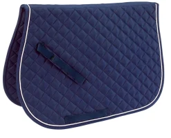RR GLOBE Rider’s International™ Quilted All-Purpose Piped Saddle Pad- Close Contact Saddle Pads