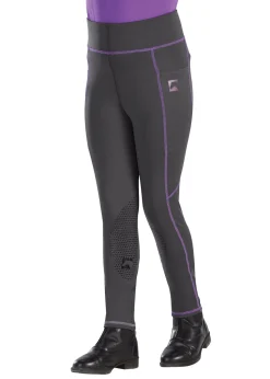 KARAN LETEX Riding Sport™ Kids’ Poppy Knee-Patch Tight-Kids Kids' Breeches & Jods