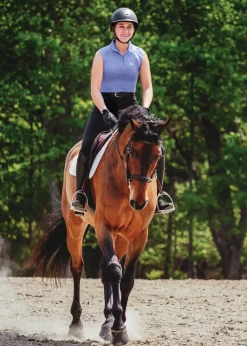 KIRSCH Riding Sport™ Ladies’ Airflow Quarter-Zip Solid Sleeveless Shirt- Sleeveless Tops