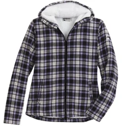 KIRSCH Riding Sport™ Ladies’ Lancaster Sherpa-Lined Flannel Hoodie- Sweaters & Winter Tops
