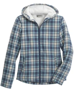 KIRSCH Riding Sport™ Ladies’ Lancaster Sherpa-Lined Flannel Hoodie- Sweaters & Winter Tops