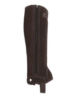 S.K. SHOES AND BOOTS Riding Sport™ Adults’ Synthetic Suede Half Chaps with Silicone Grip Patches- Half Chaps