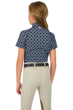 RJ CLASSICS R.J. Classics Girls’ Lucy Jr. Short Sleeve Training Shirt-Kids Kids' Casual Riding Clothes