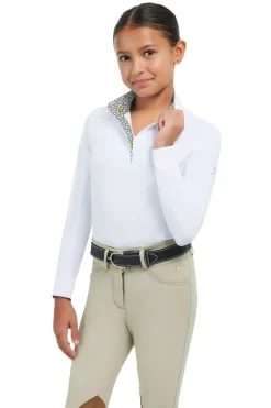 RJ CLASSICS R.J. Classics Girls’ Tori Jr. Long Sleeve Show Shirt-Kids Kids' Show Shirts|Show Shirts