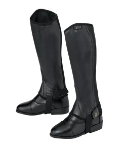 WEATHERBEETA Saxon Equileather™ Children's Half Chaps-Kids Half Chaps|Kids' Half Chaps