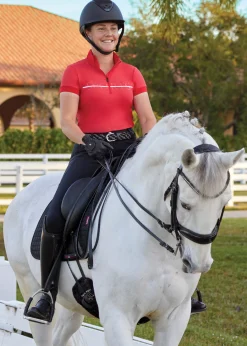 SCHOCKEMOEHLE N.A. Schockemöhle Ladies’ Fortuna Short Sleeve Shirt- Short Sleeve Shirts