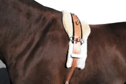 FLEECEWORKS Sheepskin Surcingle Pad- Lunging & Training Equipment
