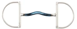 SHIRES EQUESTRIAN Shires Blue Alloy Hunter Dee Bit with Mullen Mouth- English Horse Bits