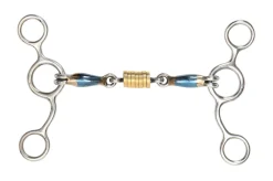 SHIRES EQUESTRIAN Shires Tom Thumb with Roller Link- English Horse Bits