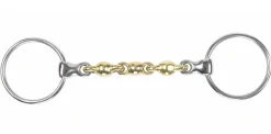 SHIRES EQUESTRIAN Shires Brass Alloy Loose Ring Waterford Bit- English Horse Bits