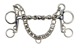 SHIRES EQUESTRIAN Shires Short Shank Waterford Pelham Bit- English Horse Bits