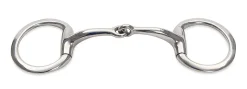 SHIRES EQUESTRIAN Shires Standard Curved Eggbutt Snaffle Bit- English Horse Bits