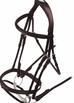 SHIRES EQUESTRIAN Shires Velociti Rapida Padded Raised Flash Bridle- English Bridles
