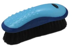 SHILOH STABLES TACK Showman® Extra-Soft Horsehair Finishing Brush with Grip-Dot Handle- Bathing Tools|Brushes & Hoof Picks