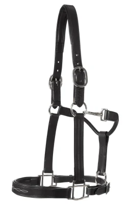 HARMOHN KRAFT Showmark™ Classic Fancy-Stitched Leather Halter- Halters