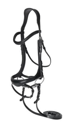 GLOBAL EXPORTS Showmark® Ergonomic Flash Bridle- English Bridles