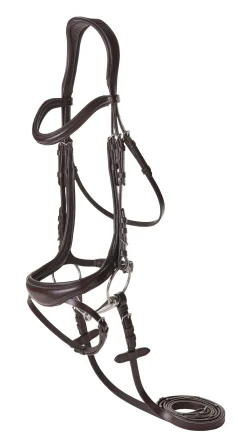 GLOBAL EXPORTS Showmark® Ergonomic Flash Bridle- English Bridles