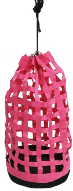 SHILOH STABLES TACK Slow Feed Round Hay Tote- Hay Bags, Nets & Racks|Stable Hardware