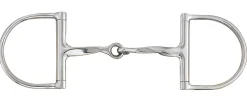 ERS Slow Twist Pony Snaffle D-Ring Bit- English Horse Bits