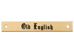 DOVER DROPSHIP Small Beveled Edge Halter Nameplate- Nameplates