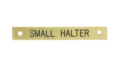 DOVER DROPSHIP Small Rectangular Halter Nameplate- Nameplates