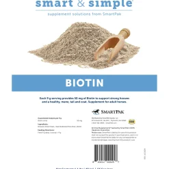 SMARTPAK SmartEquine™ Smart & Simple® Biotin Powder-Bag - 1.1 lbs.- Horse Supplements