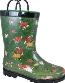 SMOKY MOUNTAIN BOOTS Smokey Mountain Boots Children’s Round Up Rubber Boots- Country & Muck Boots