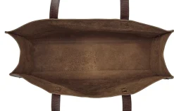 JPC EQUESTRIAN Snaffle Bit Leather Tote Bag- Bags & Totes