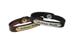 CRW Stablemate Leather Bracelet- Nameplates