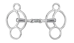 STUBBEN N.A. Stübben EZ Control 3-Ring Elevator Bit- English Horse Bits