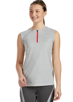 KIRSCH Stride™ CoolBlast® 100 Ladies’  Print Sleeveless Shirt- Sleeveless Tops