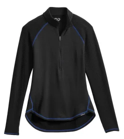KIRSCH Stride™ Ladies’ Grid HeatBlast™ Long Sleeve Shirt- Long Sleeve Tops