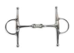 KING YOUNG Suffolk™ French Link Full Cheek Snaffle Bit- English Horse Bits