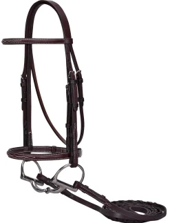 KINGS INTERNATIONAL Suffolk™ Hunter Fancy-Stitched Bridle- English Bridles