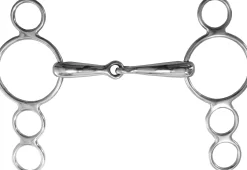 KING YOUNG Suffolk™ 3-Ring Elevator Snaffle Bit- English Horse Bits
