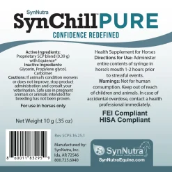 SYNNUTRA EQUINE ® Synchill™ Pure- Horse Supplements