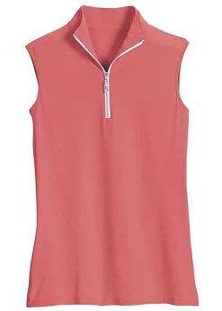 TAILORED SPORTSMAN THE ™ Ladies’ IceFil® Quarter-Zip Sleeveless Sun Shirt- Sleeveless Tops