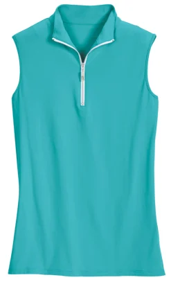 TAILORED SPORTSMAN THE ™ Ladies’ IceFil® Quarter-Zip Sleeveless Sun Shirt- Sleeveless Tops