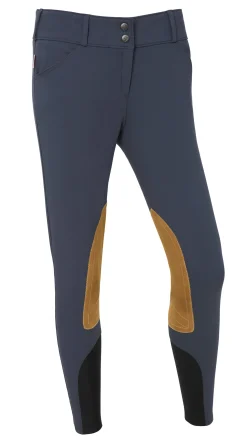 TAILORED SPORTSMAN THE ™ Ladies’ Low-Rise Vintage Patch Breech with Boot Sock Bottoms- Knee Patch Breeches