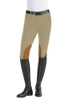 TAILORED SPORTSMAN The ™ Ladies’ Techno Lightweight Knee-Patch Front-Zip Breech- Knee Patch Breeches