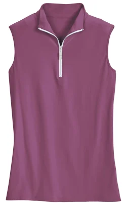 TAILORED SPORTSMAN THE ™ Ladies’ IceFil® Quarter-Zip Sleeveless Shirt- Sleeveless Tops