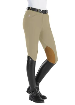 TAILORED SPORTSMAN The ™ Ladies’ Techno Mid-Weight Clarino Knee-Patch Breech- Knee Patch Breeches