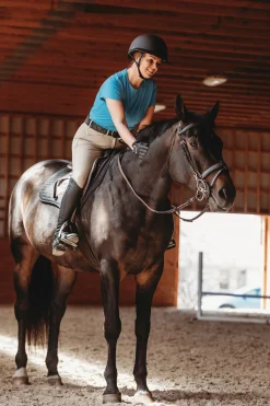 TAILORED SPORTSMAN The ™ Ladies’ Techno Mid-Weight Clarino Knee-Patch Breech- Knee Patch Breeches