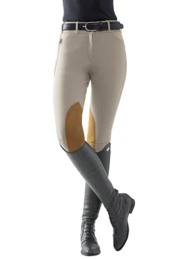 TAILORED SPORTSMAN THE ™ Trophy Hunter Mid-Rise Front-Zip Breech- Knee Patch Breeches